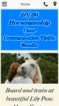 Mobile Screenshot of 2020horsemanship.org